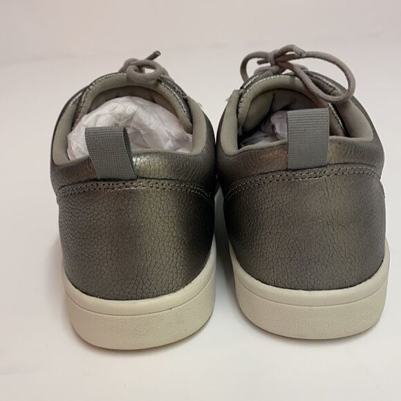 Easy Spirit Freney Dk Grey Metallic Leather Shoes B16B - Picture 6 of 9